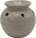 wachs-/Duftbrenner Bowl 12 x 12 cm Keramik braun